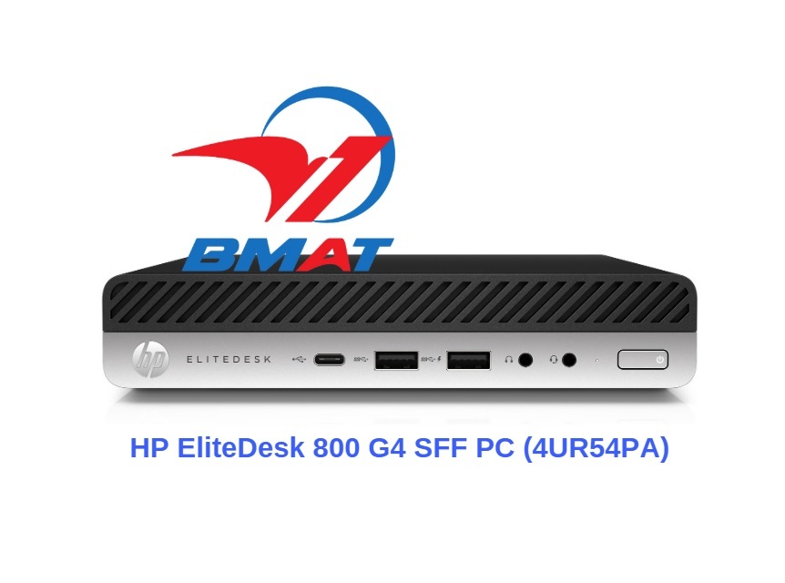Máy tính để bàn HP EliteDesk 800 G4 SFF 4UR54PA - Intel Core i5-8500, 4GB RAM, HDD 1TB, Intel UHD 630