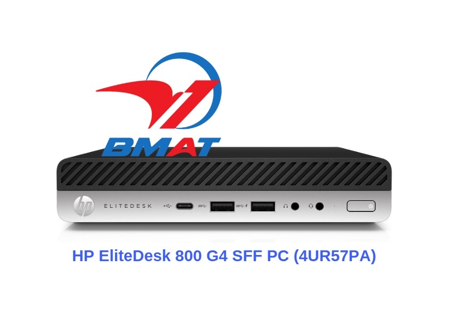 Máy tính để bàn HP EliteDesk 800 G4 SFF 4UR57PA - Intel Core i5-8500, 4GB RAM, HDD 1TB, Intel HD Graphics