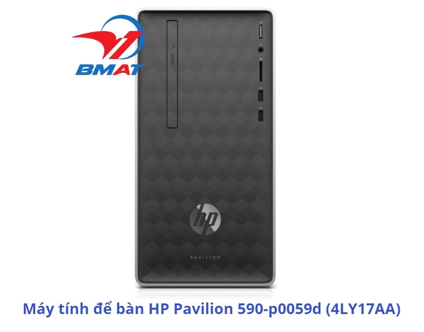 Máy tính để bàn HP Pavilion 590-p0059d 4LY17AA - Intel Core i5-8400, 8GB RAM, HDD 1TB, Nvidia Geforce GT730 2GB
