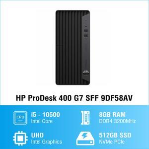 Máy tính để bàn HP ProDesk 400 G7 SFF 9DF58AV - Intel Core i5-10400, 8GB RAM, SSD 256GB, Intel UHD Graphics