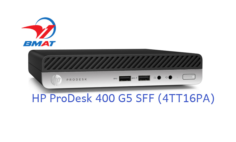 Máy tính để bàn HP ProDesk 400 G5 SFF 4TT16PA - Intel Core i5-8400, 4GB RAM, HDD 500GB, Intel UHD 630 Graphics