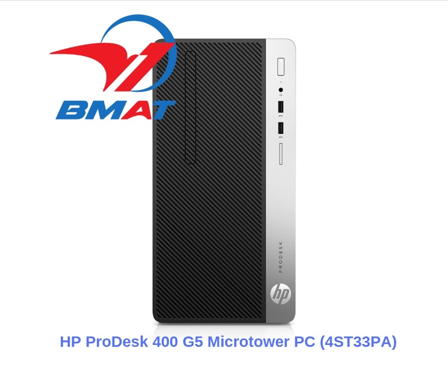 Máy tính để bàn HP ProDesk 400 G5 MT 4ST33PA - Intel Core i5-8500, 4GB RAM, HDD 1TB, Intel UHD Graphics 630