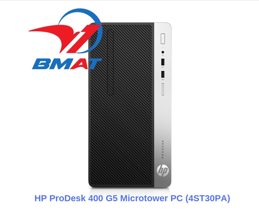 Máy tính để bàn HP ProDesk 400 G5 4ST30PA - Intel Core i7-8700, 8GB RAM, HDD 1TB, Intel UHD Graphics 630