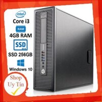 Máy tính để bàn HP ProDesk 400G1/600G1 SFF CPU intel core i3 4150 - Ram DR3 4GB - Ổ cứng SSD 256GB. Quà Tặng