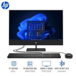 Máy tính để bàn HP ProOne 400G6 AIO 230T1PA - Intel core i7-10700, 8GB RAM, SSD 512GB, Radeon 535 2GB GDDR5, 23.8 inch