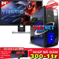 Máy tính để bàn Intel core i7 2600 Ram 16GB Hdd 1TB + LCD Dell 24 inch Wide Led