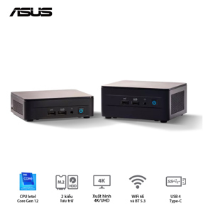 Máy tính để bàn Intel NUC 12 Pro NUC12WSHi7 - Intel Core i7-1260P, Iris Xe Graphics