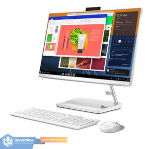 Máy tính để bàn Lenovo IdeaCentre AIO 3 24ITL6 F0G000XFVN - Intel core i5-1135G7, 8GB RAM, SSD 256GB, Intel Iris Xe Graphics, 23.8 inch