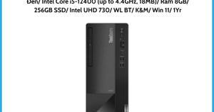 Máy tính để bàn Lenovo ThinkCentre Neo 50S 11T0004UVN - Intel Core i5-12400, RAM 8GB, SSD 256GB, Intel Iris Xe Graphics