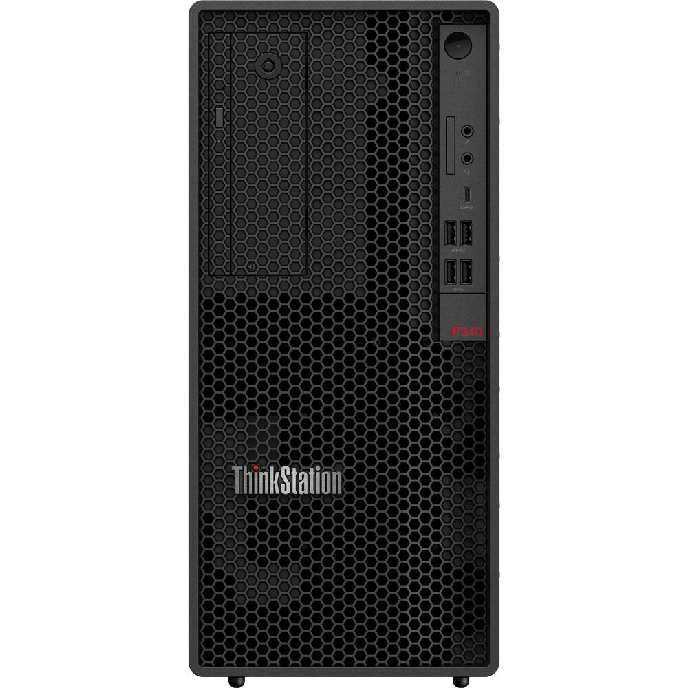 Máy tính để bàn Lenovo Thinkstation P340 Tower 30DJS7YC00 - Intel Xeon W-1270, 8GB RAM, SSD 256GB, Integrated Graphics