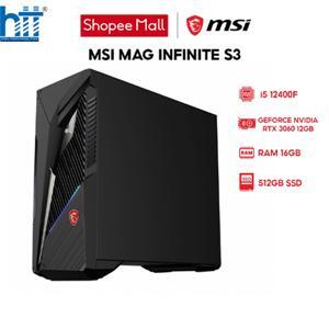 Máy tính để bàn MSI MAG Infinite S3 12TC - Intel Core i5-12400F, 16GB RAM, SSD 512GB, MSI GeForce RTX 3060 12GB VRAM