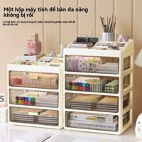 Máy tính để bàn nhiều lớp Loại ngăn kéo công suất lớn Hộp đựng đồ lặt vặt cho văn phòng sinh viên