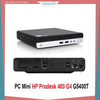 Máy tính để bàn PC Mini HP Prodesk 400 G4 G5400T, Ram 8, SSD 128G (ảnh thật)