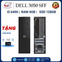 Máy Tính Để Bàn Văn Phòng ⚡️Freeship⚡️ PC Đồng Bộ Dell Optiplex 3050 SFF Core i5 6400/Ram 4G/SSD 128GB - Tặng USB Wifi