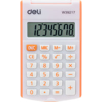 Máy Tính Deli Bỏ Túi E39217 - Màu Cam