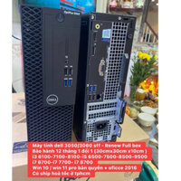 Máy tính dell 3050sff ,3060sff hàng chính hãng core i3 6100,7100,8100,i5 6500,7500,8500,i7 6700,7700,8700