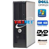 Máy tính Dell optiplex intel i5-2400 Ram 4GB HDD 250GB (tặng bàn phím + chuột + lót chuột) - BH 24 tháng