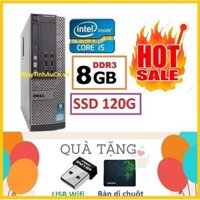 Máy tính đồng bộ Dell Optiplex Core i5 3470 / 8G / SSD120gb - Bảo Hành 24 Tháng 1 đổi 1