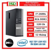 Máy Tính Đồng Bộ Dell Optiplex Core i7 2600S, Ram 8Gb, SSD 128GB, ổ Đĩa DVD