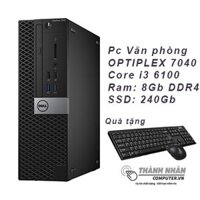 MÁY TÍNH ĐỒNG BỘ DELL OPTIPLEX 7040 SFF Intel Gen 6 Ram 8GB SSD 240GB