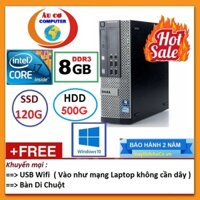 Máy tính đồng bộ Dell Optiplex (CORE i5 4570/ ram 8GB/ SSD 240GB ) - Bảo hành 12Tháng