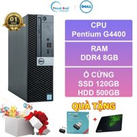 Máy Tính Đồng Bộ Dell 💟ThanhBinhPC💟 Dell Optiplex 3050 SFF ( CPU Pentium G4400 - RAM 8G- SSD 120GB-HDD 500G ) - BH 12T