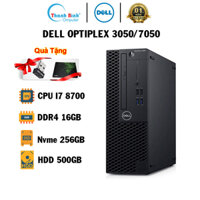 Máy Tính Đồng Bộ Dell 💟ThanhBinhPC💟 Dell Optiplex 3060 SFF ( CPU Core i7 8700 - RAM 16GB - Nvme 256GB - HDDD 500GB)