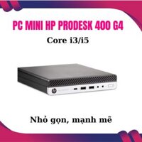 Máy tính đồng bộ PC MINI HP ProDesk 400 G4 (Core i3/ i5) nhỏ gọn, hàng chính hãng