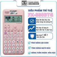 Máy tính du học sinh Casio Fx-880BTG ( Màu Hồng) - Loại tiên tiến nhất - máy vi tính học viên giá cả tương đối rẻ - Hàng