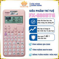 Máy tính du học viên Casio Fx-880BTG ( Màu Hồng) - Loại tiền tiến nhất - máy tính du học sinh giá thành kha khá rẻ - Hàn