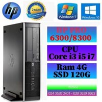 Máy Tính Giá Rẻ, Cây Đồng Bộ HP 600G1 (CPU Pentium, Core I3 I5 I7) - Máy Tính Văn Phòng - Bảo Hành 24 Tháng