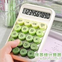 Máy tính gradient giá trị cao phong cách nữ thần văn phòng kế toán máy tính cầm tay đặc biệt sử dụng cho kỳ thi sinh viên kế toán tài chính thương mại bàn phím tròn cơ học trẻ em trường tiểu học dễ thương
