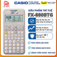 Máy tính học sinh Casio Fx-880BTG ( Màu Xám) mới nhất dành cho học sinh - Máy Tính Giá Rẻ - Hàng Thái Bảo Hành 24 T