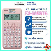 Máy tính học sinh Casio Fx-880BTG ( Màu Hồng) mới nhất dành cho học sinh - Máy Tính Giá Rẻ - Hàng Thái Bảo Hành 24