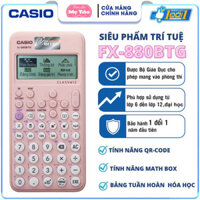 Máy tính học sinh Casio Fx-880BTG ( Màu Hồng) mới nhất dành cho học sinh - Máy Tính Giá Rẻ - Hàng Thái Bảo Hành 24