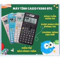 Máy tính học sinh Casio Fx-880BTG mới nhất dành cho học sinh cấp 2,3, máy tính dành cho sinh viên đại học