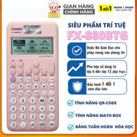 Máy tính học sinh Casio Fx-880BTG ( Màu Hồng) mới nhất dành cho học sinh - Máy Tính Giá Rẻ - Hàng Thái Bảo Hành 24