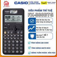Máy tính học sinh Casio Fx-880BTG ( Màu Đen) mới nhất dành cho học sinh - Máy Tính Giá Rẻ - Hàng Thái Bảo Hành 24 T