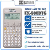 Máy tính học sinh Casio Fx-880BTG ( Màu Xám) - Máy Tính Giá Rẻ - Hàng Thái, Bảo Hành 24 Tháng