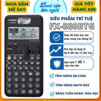Máy tính học sinh Casio Fx-880BTG ( Màu Đen) mới nhất dành cho học sinh - Máy Tính Giá Rẻ - Hàng Thái Bảo Hành 24 T
