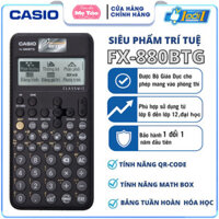 Máy tính học sinh Casio Fx-880BTG ( Màu Đen) mới nhất dành cho học sinh - Máy Tính Giá Rẻ - Hàng Thái Bảo Hành 24 T