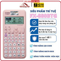 Máy tính học viên Casio Fx-880BTG ( Màu Hồng) - Loại Mới Nhất - Máy Tính Học Sinh Giá Rẻ - Hàng Th