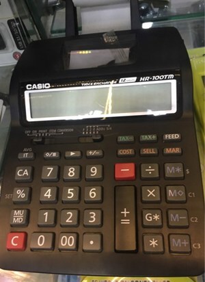 Máy tính in ra giấy Casio HR100TM (HR-100TM)