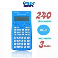 Máy tính kỹ thuật Deli 12 số, 240 chức năng – Xanh dương – 1 chiếc 1710A