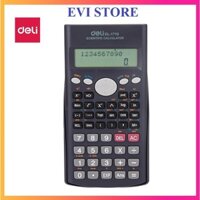 Máy tính kỹ thuật Deli E1710 Scientific Calculator 10+2 Digits dành cho học sinh 240 phép tính