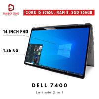 Máy tính Laptop Dell Latitude 7400 2 in 1 Core i5 8th, Ram 8, SSD 256