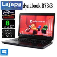 Máy tính laptop giá rẻ Toshiba R73 Máy tính nội địa Nhật i5-6300U/Ram 8G/SSD 120+HDD 500G laptop toshiba i5