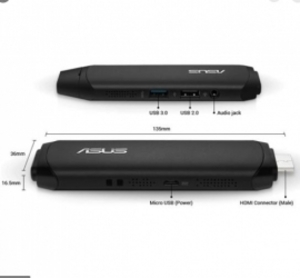 Máy tính để bàn Asus VivoStick TS10 (TS-10) - Intel Atom x5-Z8350, RAM 2GB, HDD 32GB, Intel HD Graphics