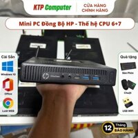 Máy Tính Mini HP Core i3/i5/i7 Gen 6/7 - Ram 8GB - SSD 256GB (Tặng Phím, Chuột, USB WIFI)