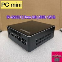 Máy tính mini NUC Gigabyte Core i7-4500U, Ram 4G, SSD 120G